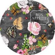 Rond tafelzeil Bon appetit (140cm) 