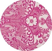 Rond Mexicaans tafelzeil paraiso roze (120cm)