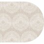 Ovaal tafelzeil brocanterie beige