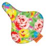 zadelhoes bikecap geborduurde bloemen