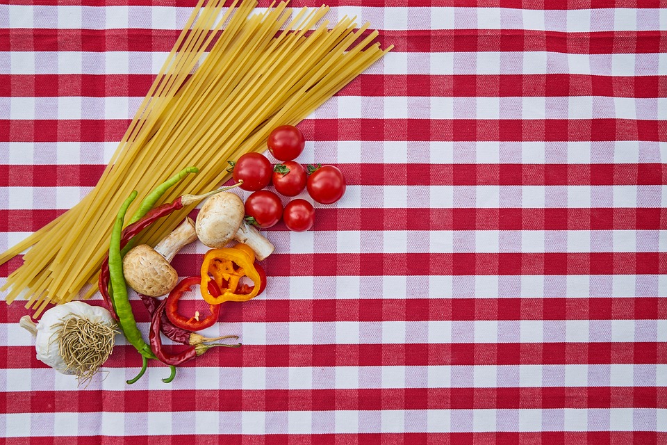 Tafelzeil ruitjes rood